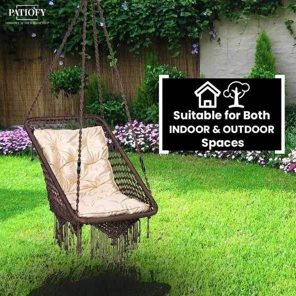 Gold_And_Brown_Premium_And_Handcrafted_Polyester_Hammock_Swing_For_Home