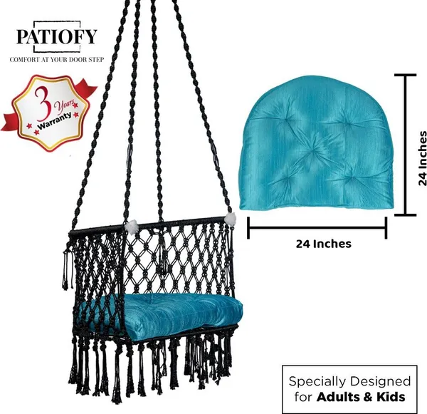 Black_Premium_And_Handcrafted_Cotton_Hammock_Swing_For_Home