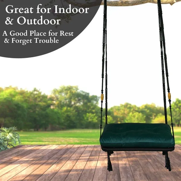 Green_And_Black_Premium_And_Handcrafted_Polyester_Hammock_Swing_For_Home