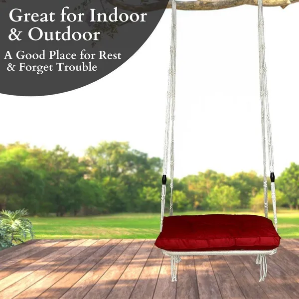 Silver_And_Red_Premium_And_Handcrafted_Polyester_Hammock_Swing_For_Home