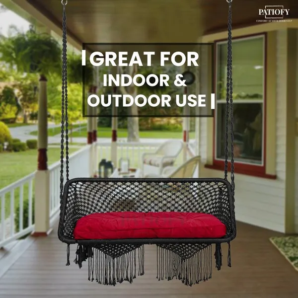 Black_Premium_And_Handcrafted_Polyester_Hammock_Swing_For_Home