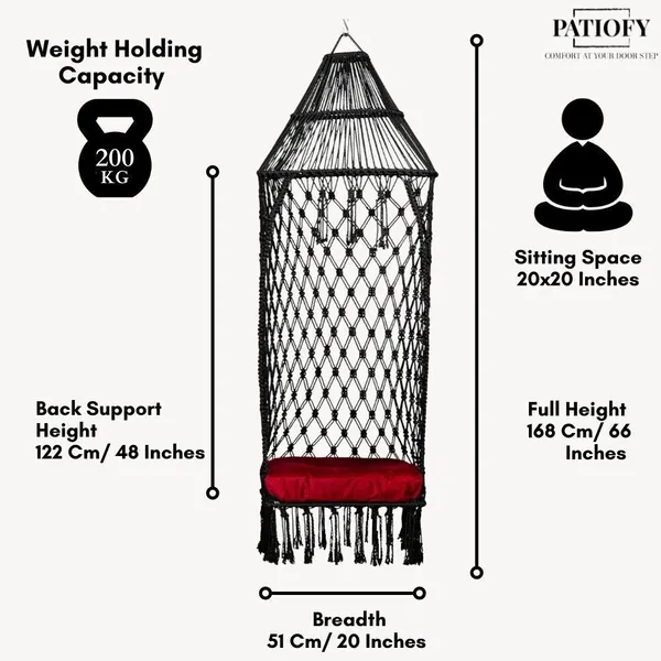 Black_Premium_And_Handcrafted_Polyester_Hammock_Swing_For_Home
