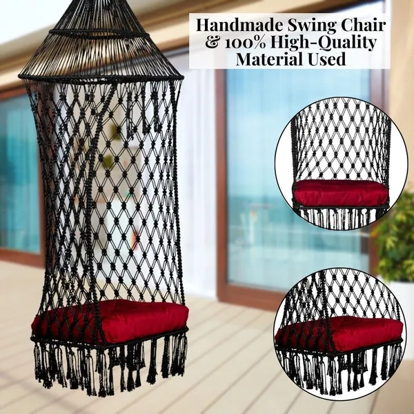 Black_Premium_And_Handcrafted_Polyester_Hammock_Swing_For_Home