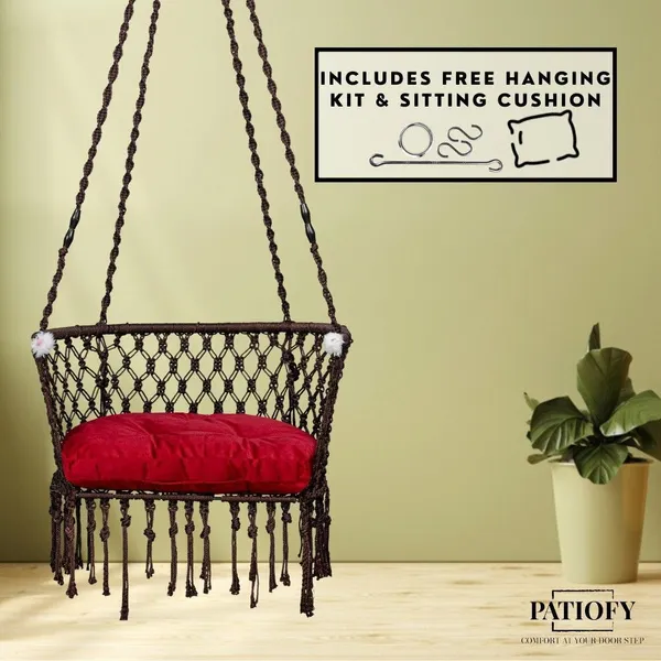 Brown_Premium_And_Handcrafted_Cotton_Hammock_Swing_For_Home