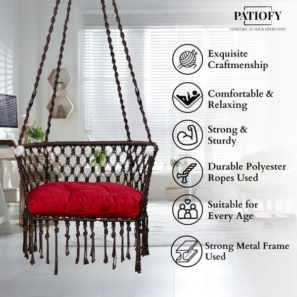 Brown_Premium_And_Handcrafted_Cotton_Hammock_Swing_For_Home