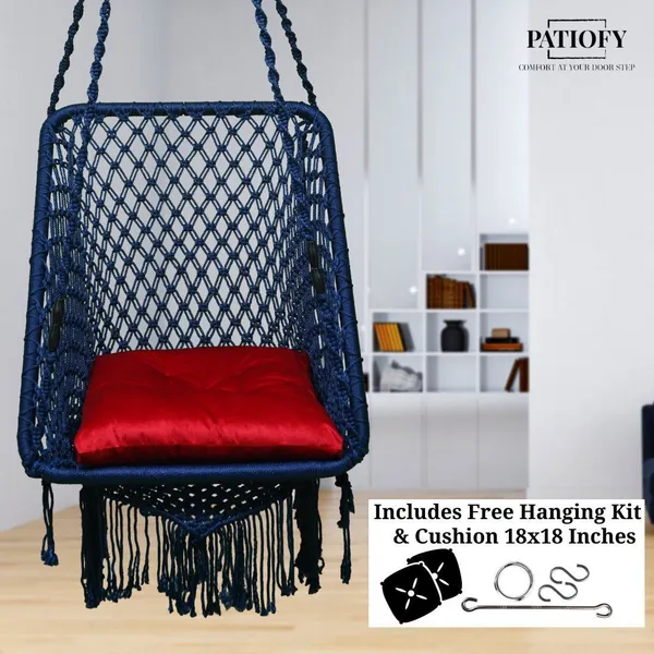Blue_Premium_And_Handcrafted_Polyester_Hammock_Swing_For_Home
