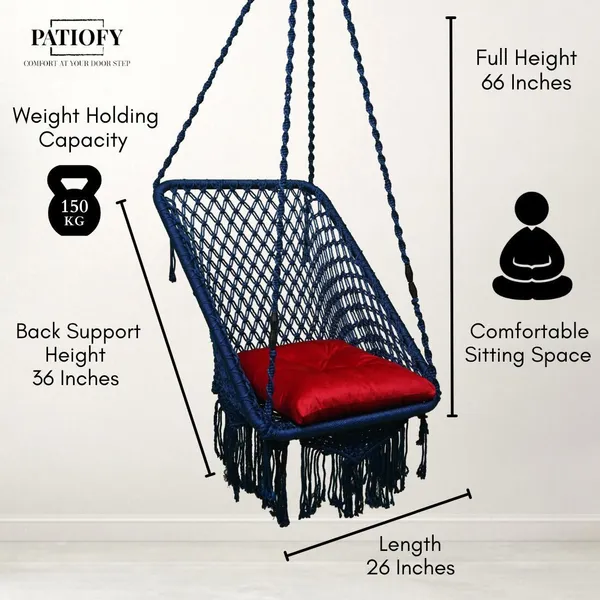Blue_Premium_And_Handcrafted_Polyester_Hammock_Swing_For_Home