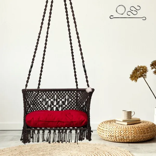 Brown_Premium_And_Handcrafted_Polyester_Hammock_Swing_For_Home