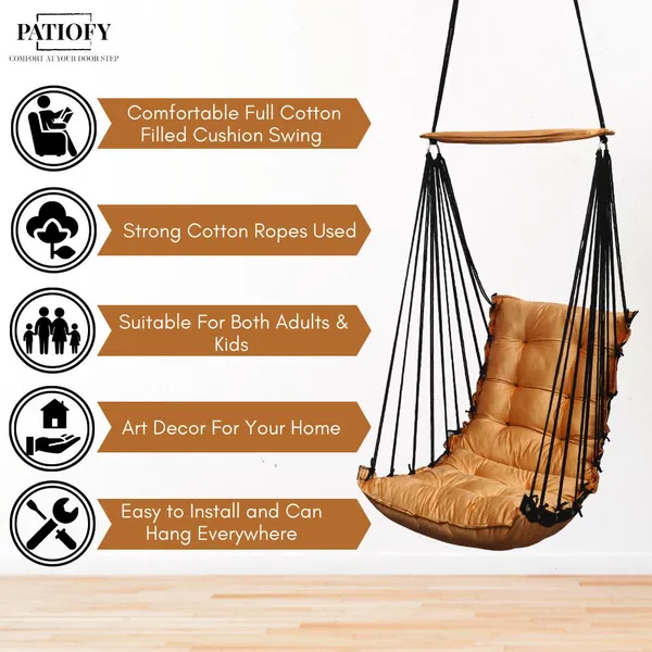Gold_Premium_And_Handcrafted_Cotton_Hammock_Swing_For_Home