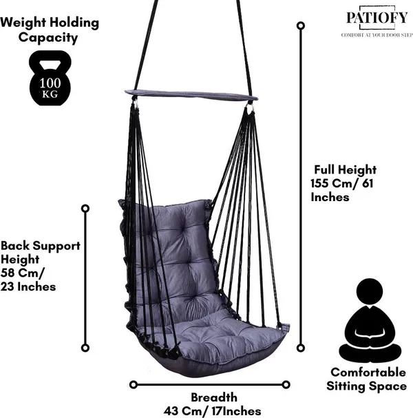 Silver_Premium_And_Handcrafted_Cotton_Hammock_Swing_For_Home