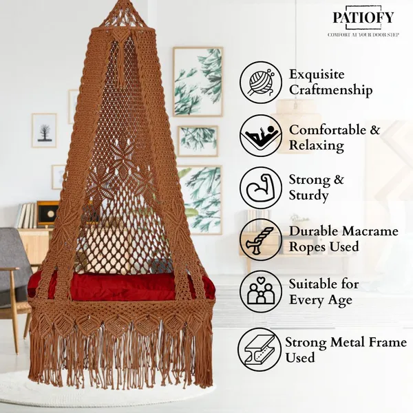 Brown_Premium_And_Handcrafted_Cotton_Hammock_Swing_For_Home