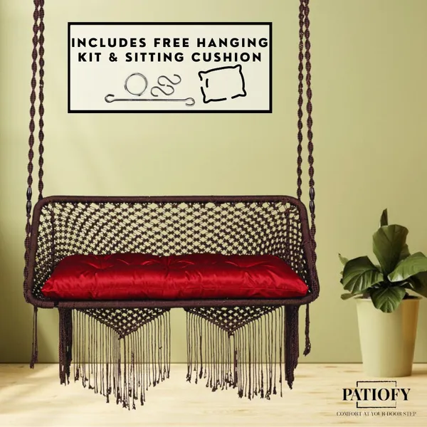 Brown_Premium_And_Handcrafted_Polyester_Hammock_Swing_For_Home
