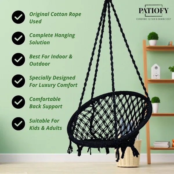 Black_Premium_And_Handcrafted_Cotton_Hammock_Swing_For_Home
