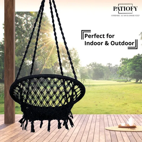 Black_Premium_And_Handcrafted_Cotton_Hammock_Swing_For_Home