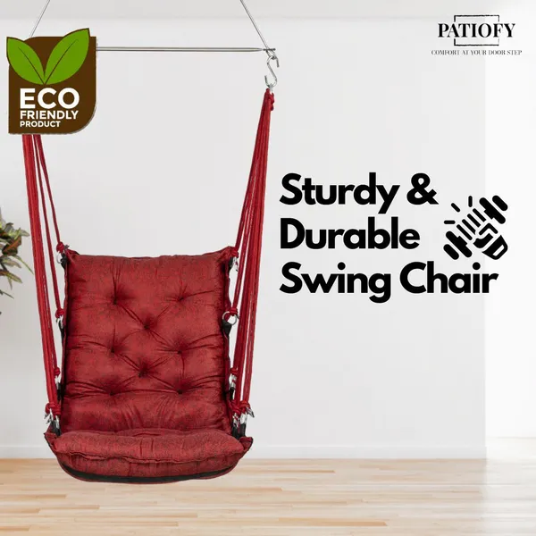 Red_Premium_And_Handcrafted_Cotton_Hammock_Swing_For_Home