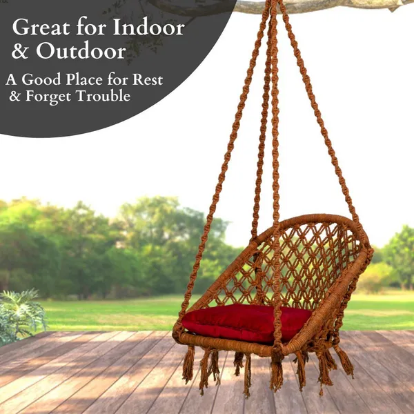 Brown_And_Red_Premium_And_Handcrafted_Cotton_Hammock_Swing_For_Home