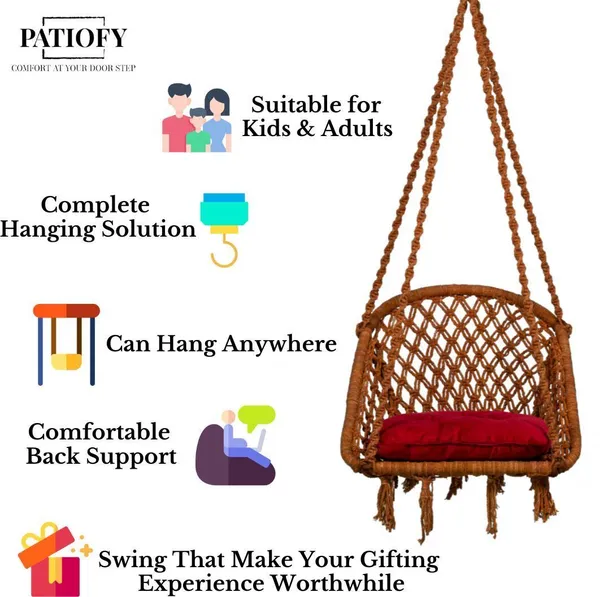 Brown_And_Red_Premium_And_Handcrafted_Cotton_Hammock_Swing_For_Home
