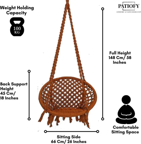 Brown_Premium_And_Handcrafted_Cotton_Hammock_Swing_For_Home