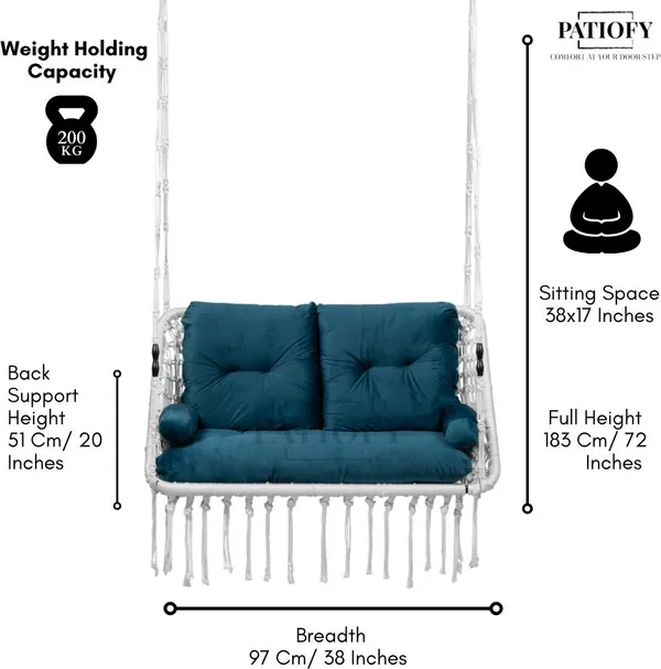 Green_And_White_Premium_And_Handcrafted_Polyester_Hammock_Swing_For_Home