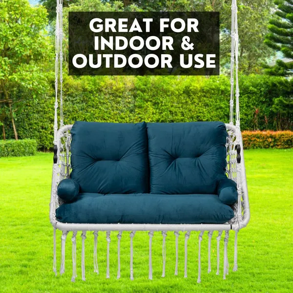 Green_And_White_Premium_And_Handcrafted_Polyester_Hammock_Swing_For_Home