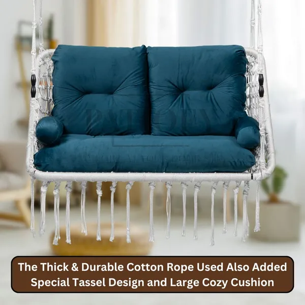 Green_And_White_Premium_And_Handcrafted_Polyester_Hammock_Swing_For_Home