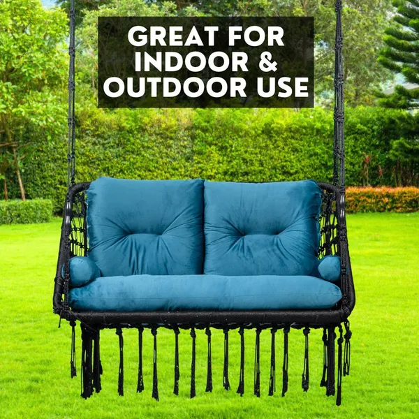 Green_And_Black_Premium_And_Handcrafted_Polyester_Hammock_Swing_For_Home