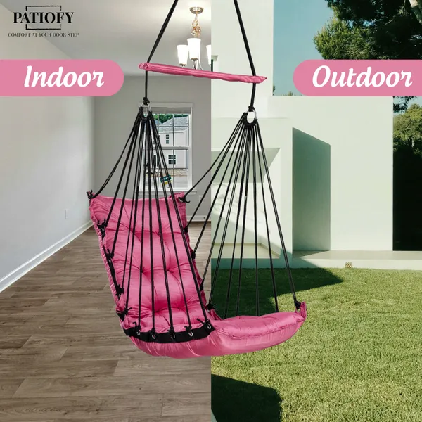 Pink_Premium_And_Handcrafted_Cotton_Hammock_Swing_For_Home