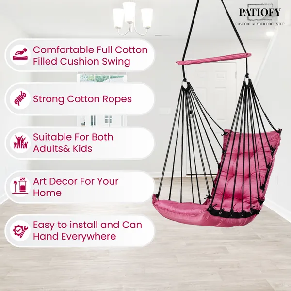 Pink_Premium_And_Handcrafted_Cotton_Hammock_Swing_For_Home