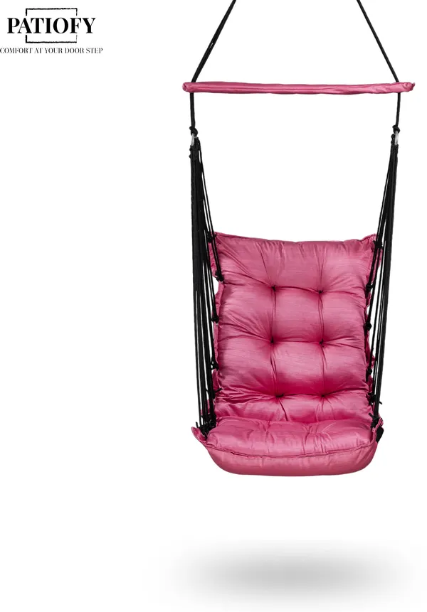 Pink_Premium_And_Handcrafted_Cotton_Hammock_Swing_For_Home