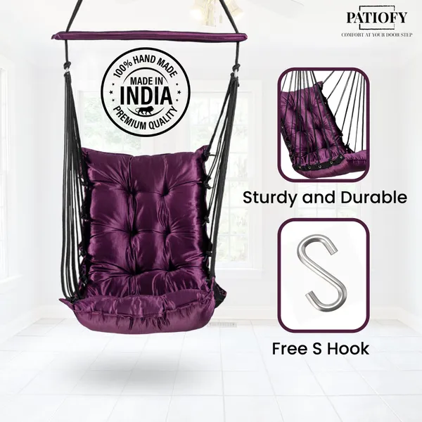 Purple_Premium_And_Handcrafted_Cotton_Hammock_Swing_For_Home