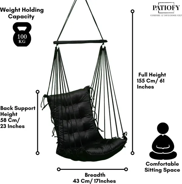 Black_Premium_And_Handcrafted_Cotton_Hammock_Swing_For_Home