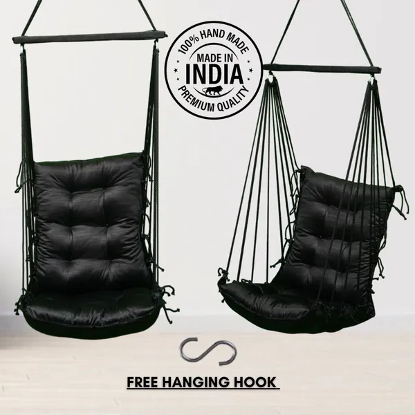 Black_Premium_And_Handcrafted_Cotton_Hammock_Swing_For_Home