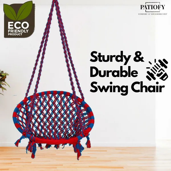 Blue_And_Red_Premium_And_Handcrafted_Cotton_Hammock_Swing_For_Home
