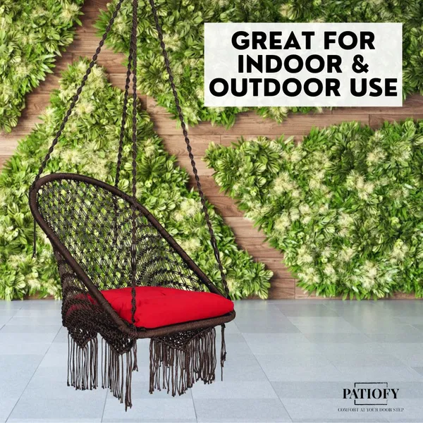 Brown_And_Red_Premium_And_Handcrafted_Polyester_Hammock_Swing_For_Home