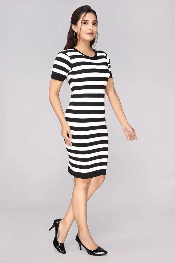 Polly_Cotton_Bodycon_Dress_Round_Neck