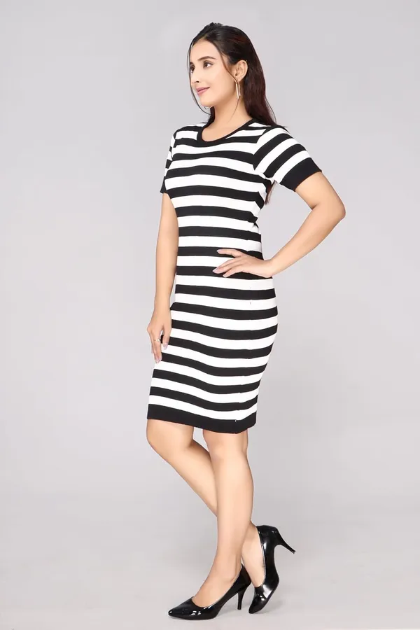 Polly_Cotton_Bodycon_Dress_Round_Neck
