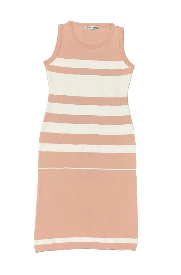 Striped_Bodycon_Sleeveless_Polycotton_Dress