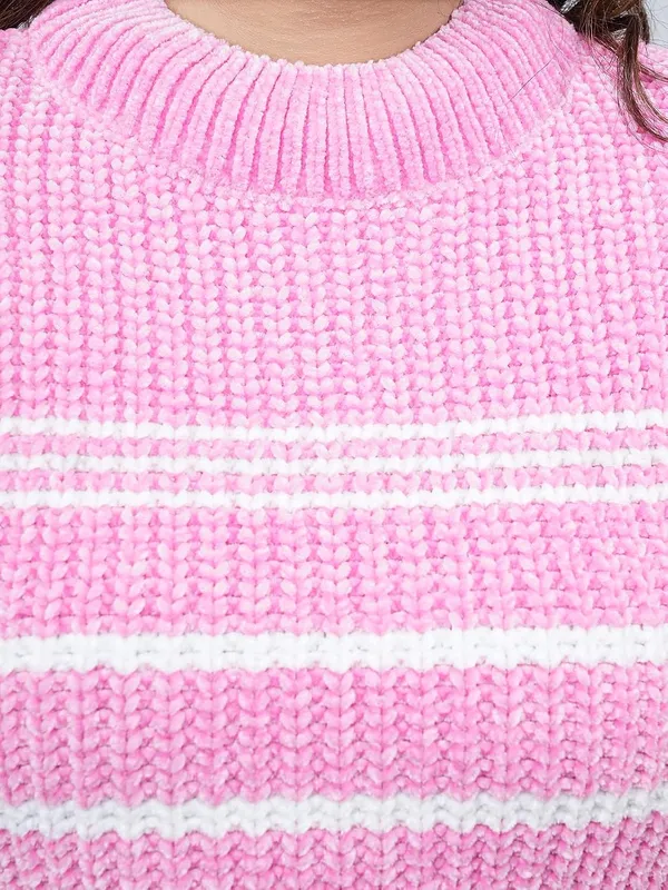 Women_S_Knitted_Striped_Cardigan_Sweater