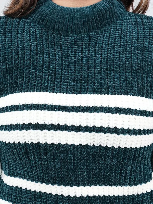 Men_S_Polyester_Blend_Round_Neck_Knitted_Sweater