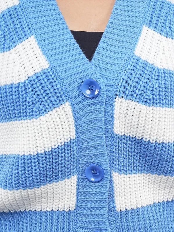 Women_S_Knitted_Striped_Cardigan_Sweater