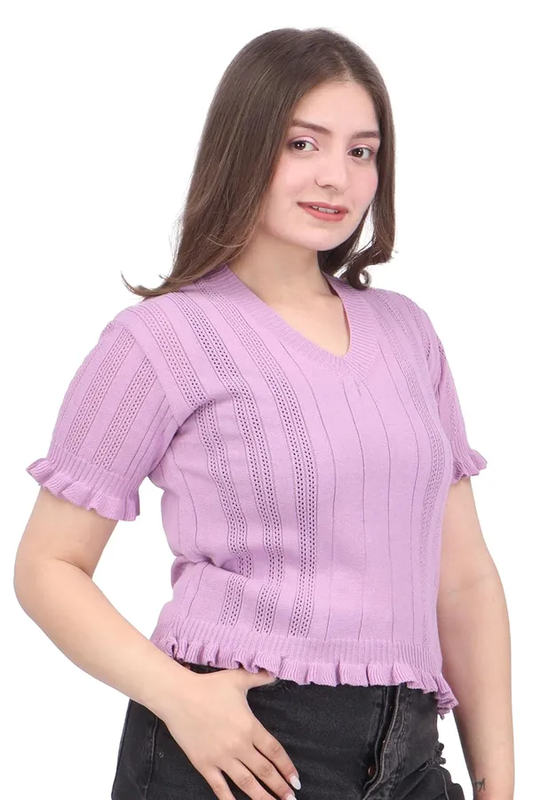 Women_S_V_Neck_Crop_Top
