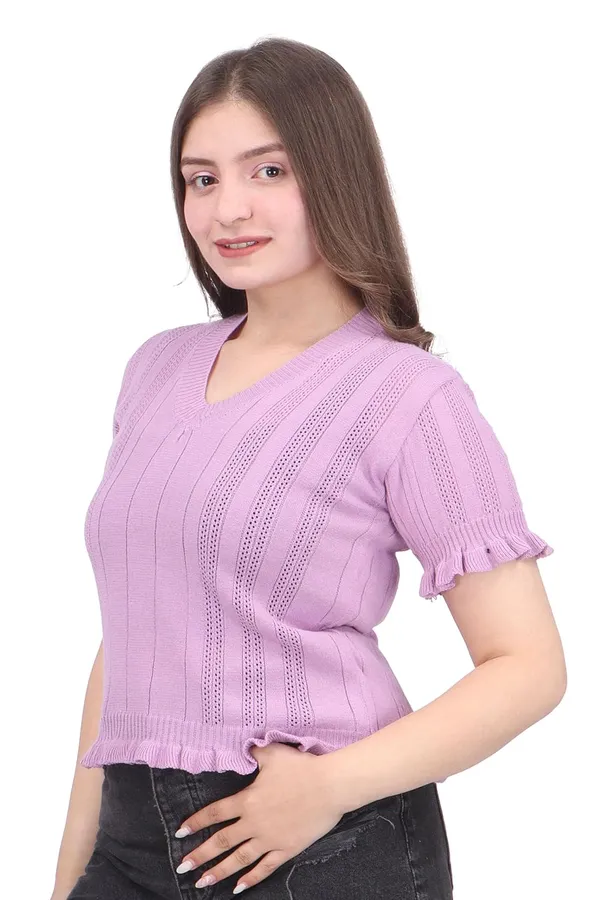 Women_S_V_Neck_Crop_Top