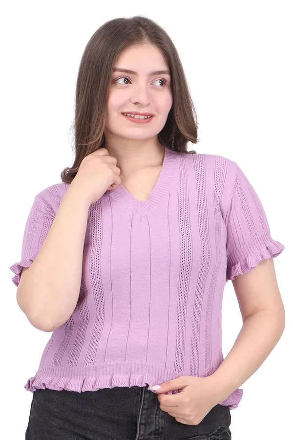 Women_S_V_Neck_Crop_Top