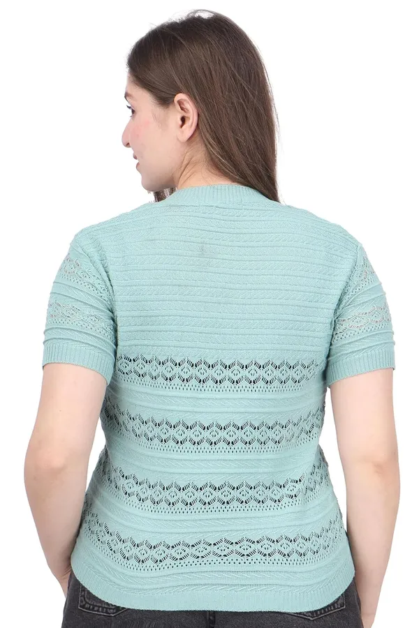 Women_S_Cotton_Blend_Half_Sleeve_Top