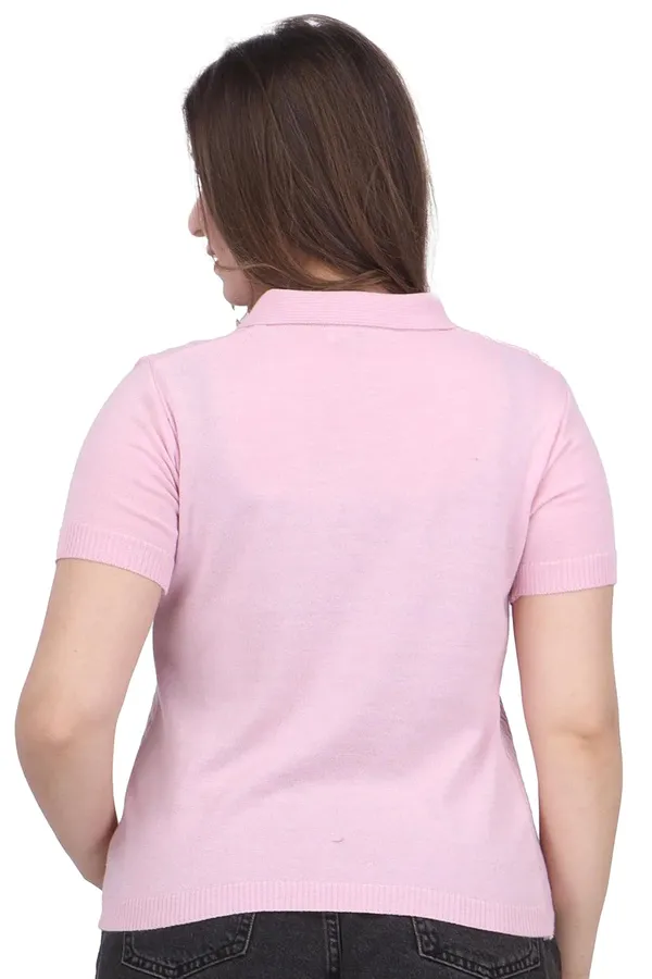 Women_S_Half_Sleeve_Collared_Top