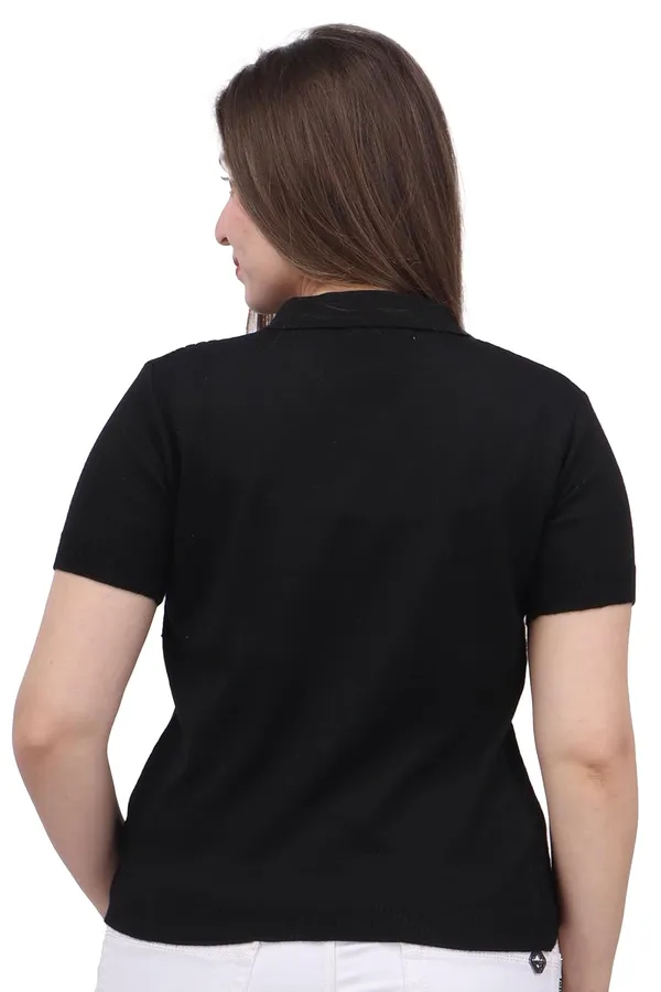 Women_S_Half_Sleeve_Collared_Top