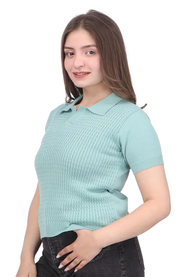 Women_Knitted_Cotton_Top_Women_Knitted_Striped_Top