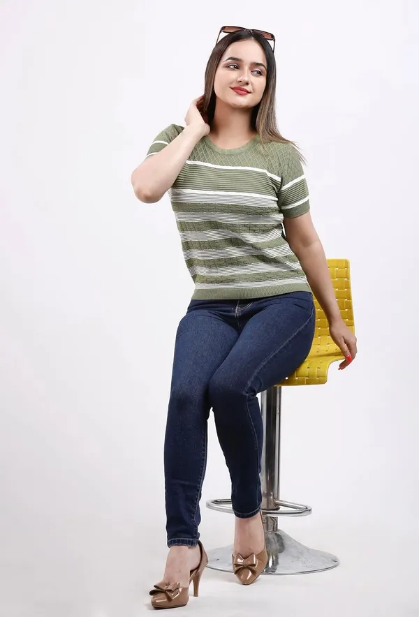 Women_S_Round_Neck_Short_Sleeve_Top