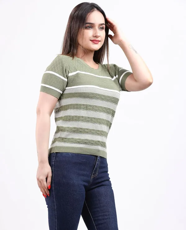 Women_S_Round_Neck_Short_Sleeve_Top