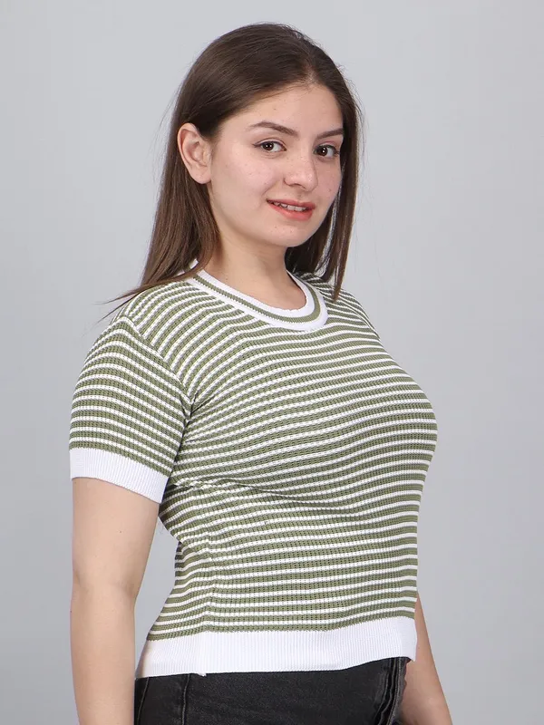 Women_S_Cotton_Striped_Top